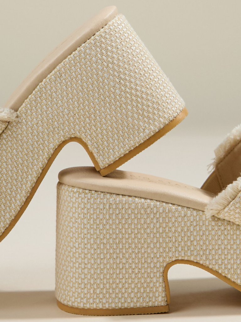Nwt Matisse Terry Platform Sandals Size 10 — image 3 of 8